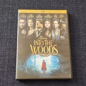 Disney Into the Woods DVD - Gold and Blue Cover